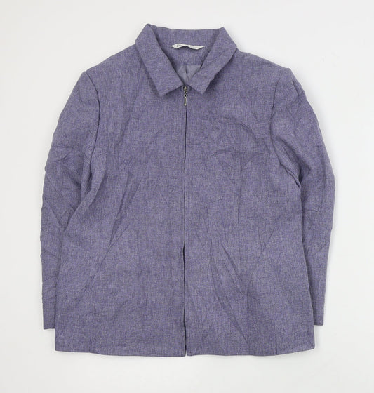 BHS Womens Blue   Jacket  Size 16  Zip