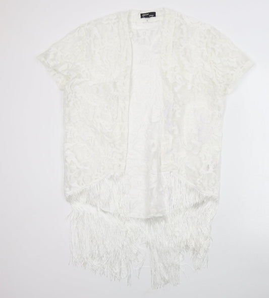 ASOS Womens Ivory   Kimono Jacket Size 8
