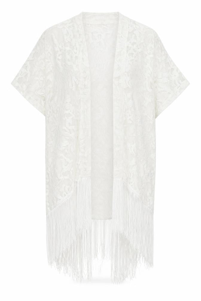 ASOS Womens Ivory   Kimono Jacket Size 8