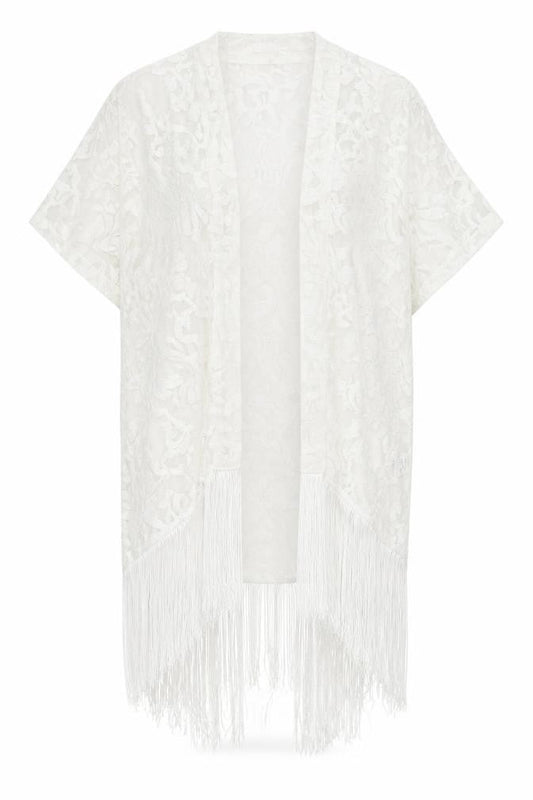 ASOS Womens Ivory   Kimono Jacket Size 8