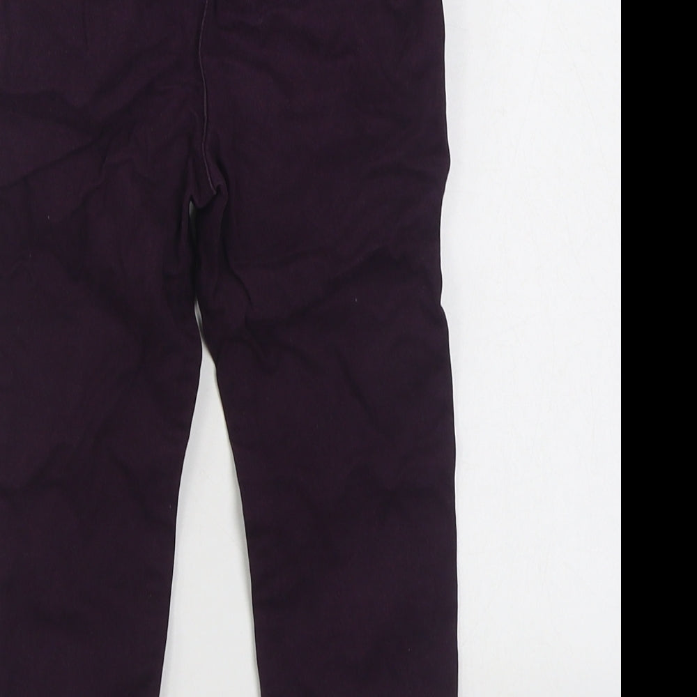 NEXT Boys Purple  Cotton Jogger Jeans Size 18-24 Months  Zip