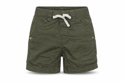 Pumpkin Patch Boys Green  100% Cotton Cargo Shorts Size 2 Years  Regular Tie