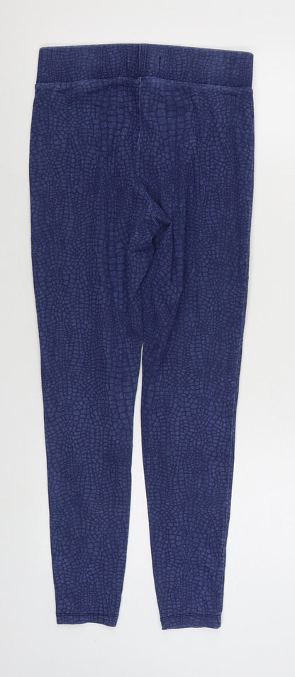 Marks & Spencer Womens Blue  Polyester Jegging Jeans Size 10 L28 in Regular