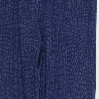 Marks & Spencer Womens Blue  Polyester Jegging Jeans Size 10 L28 in Regular