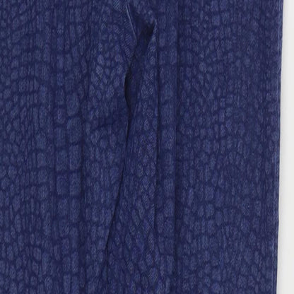Marks & Spencer Womens Blue  Polyester Jegging Jeans Size 10 L28 in Regular