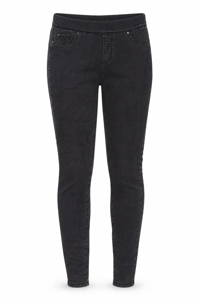 Denim & Co. Womens Black  Cotton Skinny Jeans Size 12 L27 in Regular