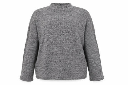 Divided Womens Grey High Neck  Polyester Pullover Jumper Size L