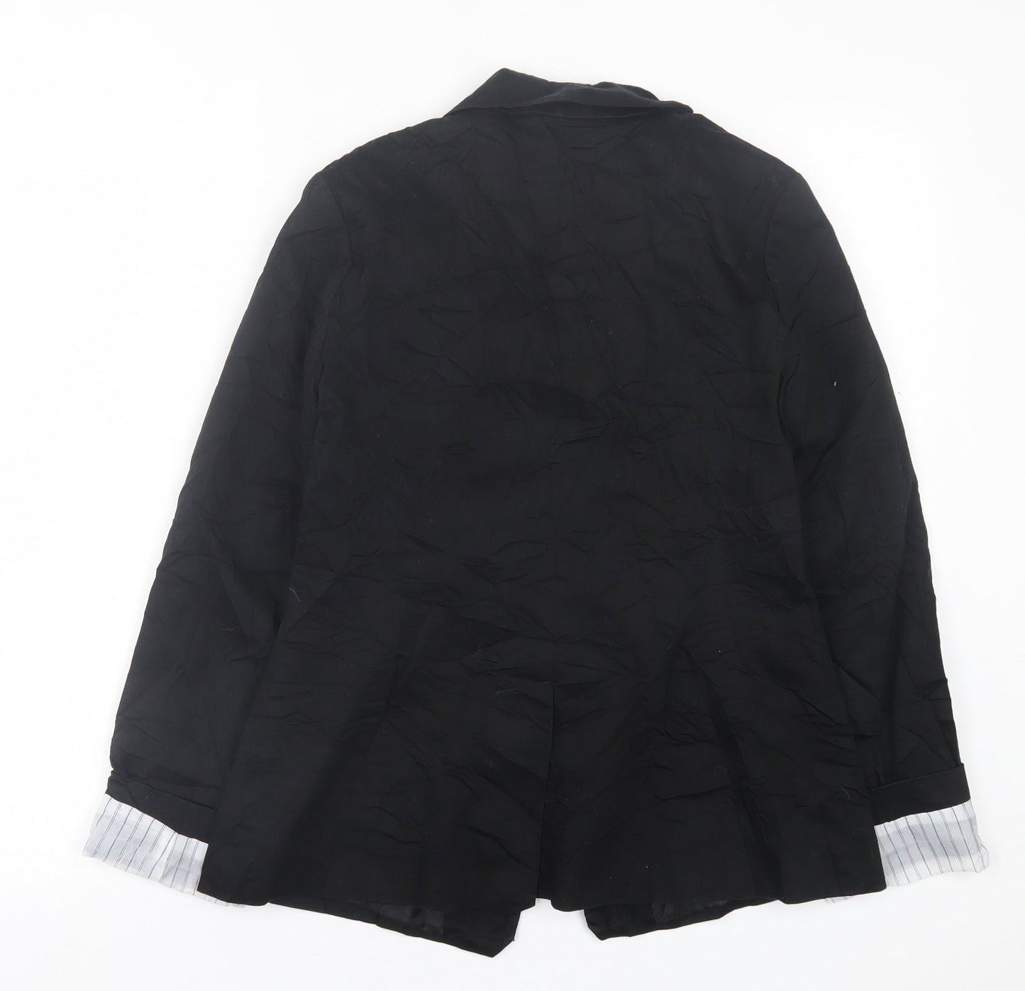 Evie Collection Womens Black   Jacket Blazer Size 10  Button