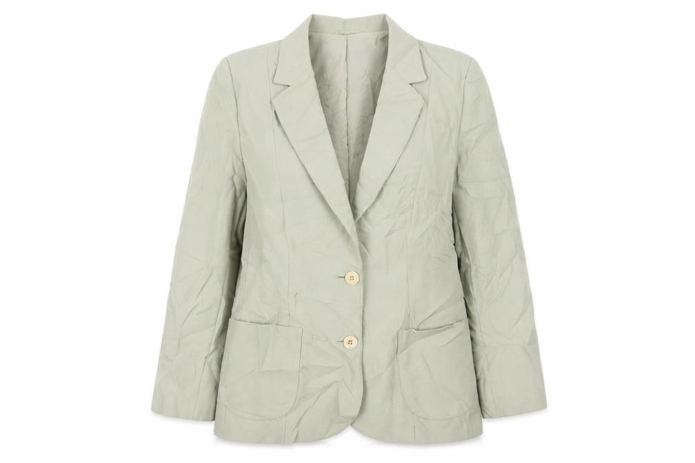 St. Michael Womens Green   Jacket Blazer Size 16  Button