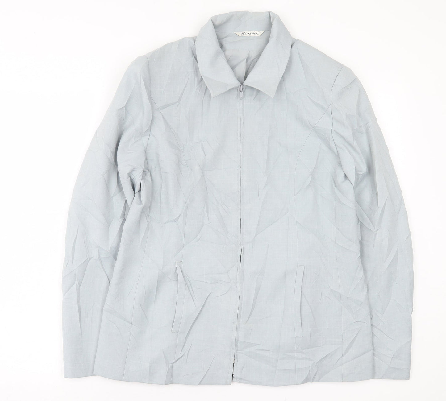 Berkertex Womens Blue   Jacket  Size 14  Zip
