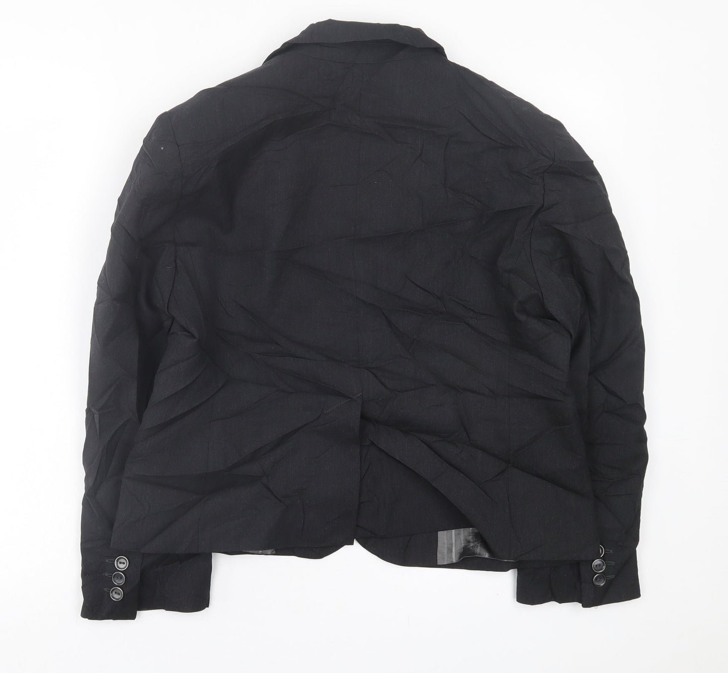 Waredrobe Womens Black   Jacket Blazer Size 14  Button