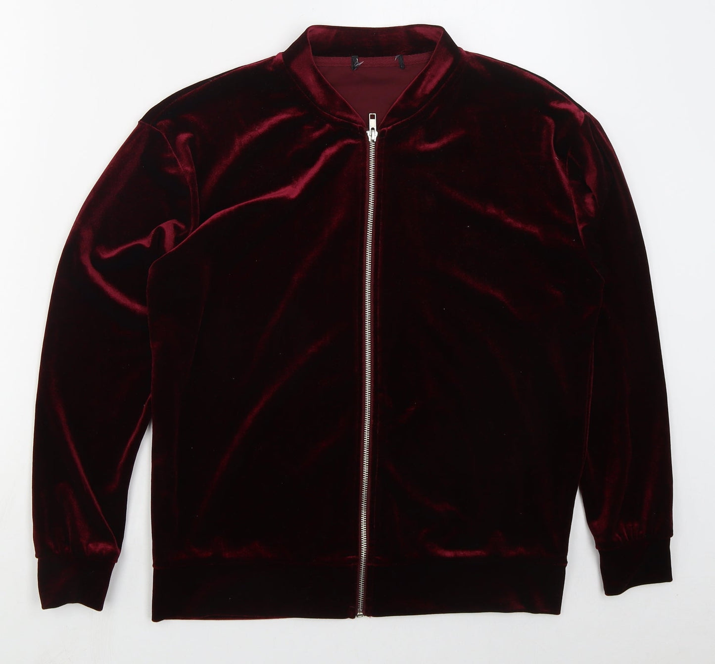 Atmosphere Womens Red  Polyester Full Zip Sweatshirt Size 14  Zip