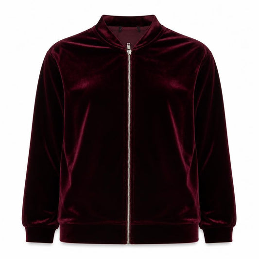 Atmosphere Womens Red  Polyester Full Zip Sweatshirt Size 14  Zip