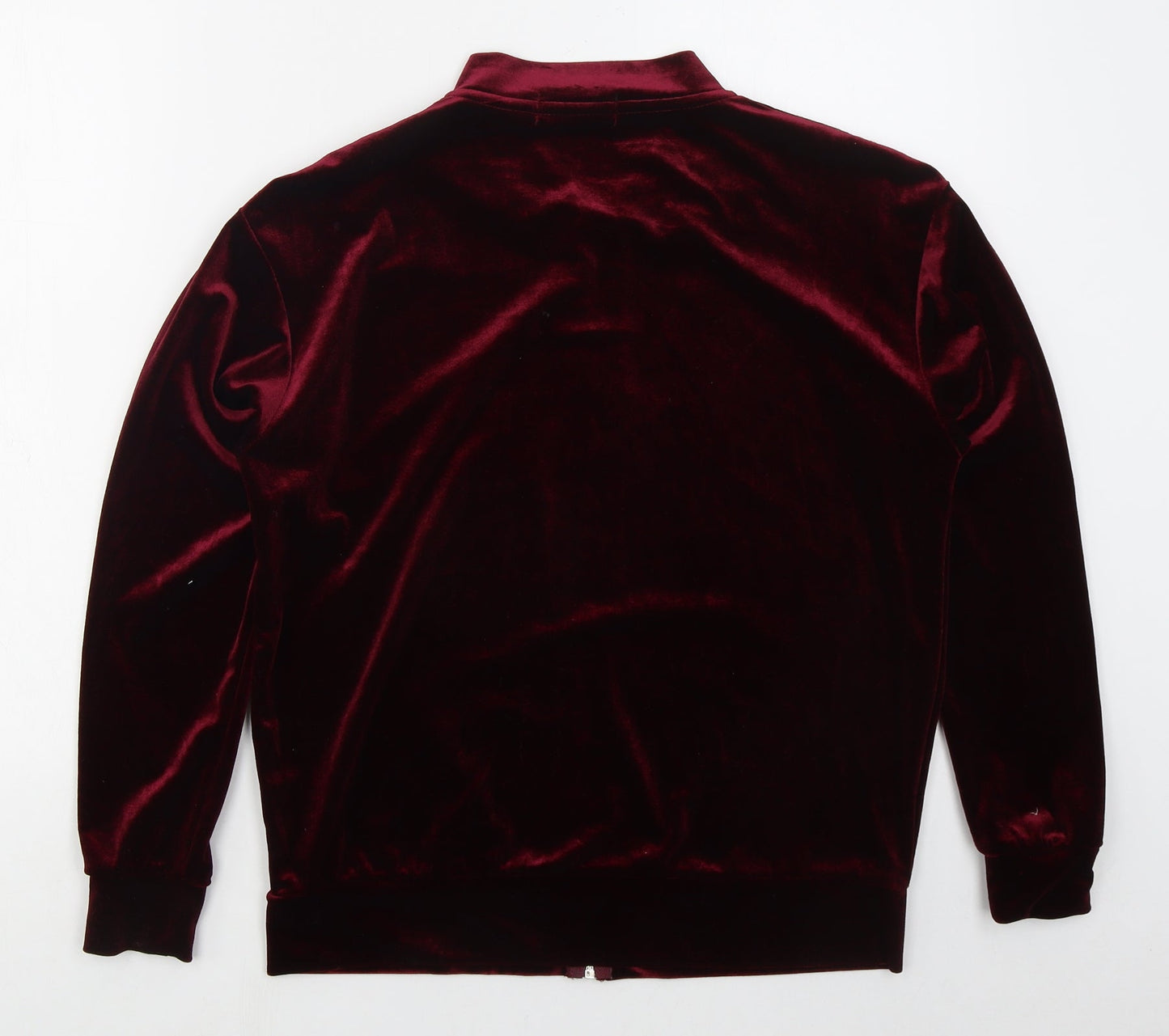 Atmosphere Womens Red  Polyester Full Zip Sweatshirt Size 14  Zip