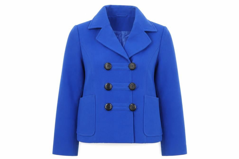 Papaya Womens Blue   Jacket  Size S  Button
