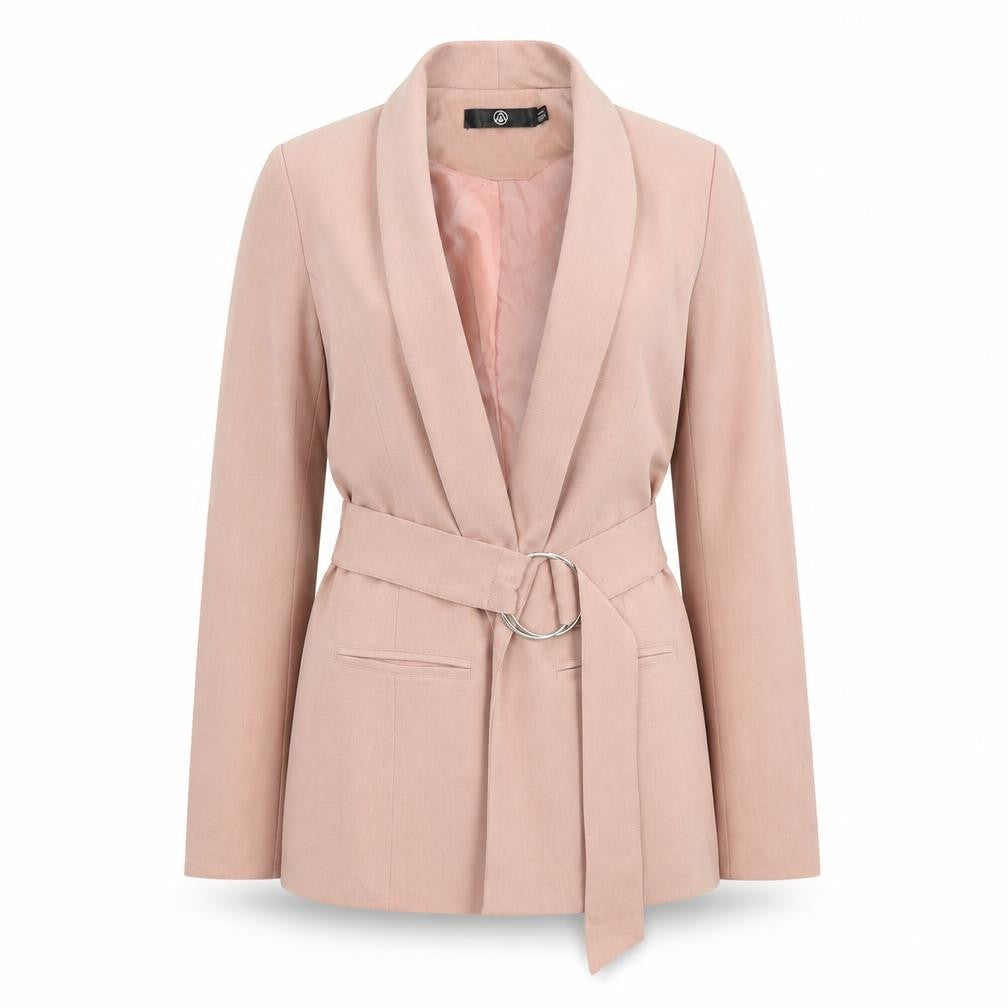 Missguided Womens Pink   Jacket  Size 4  Tie