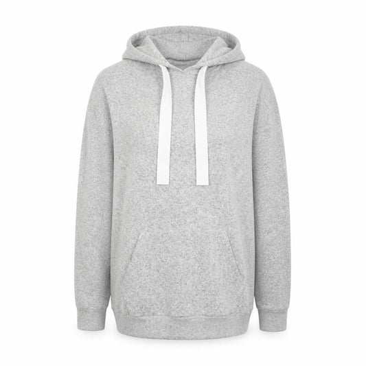 Matalan Womens Grey  Viscose Blend Pullover Hoodie Size M  Drawstring