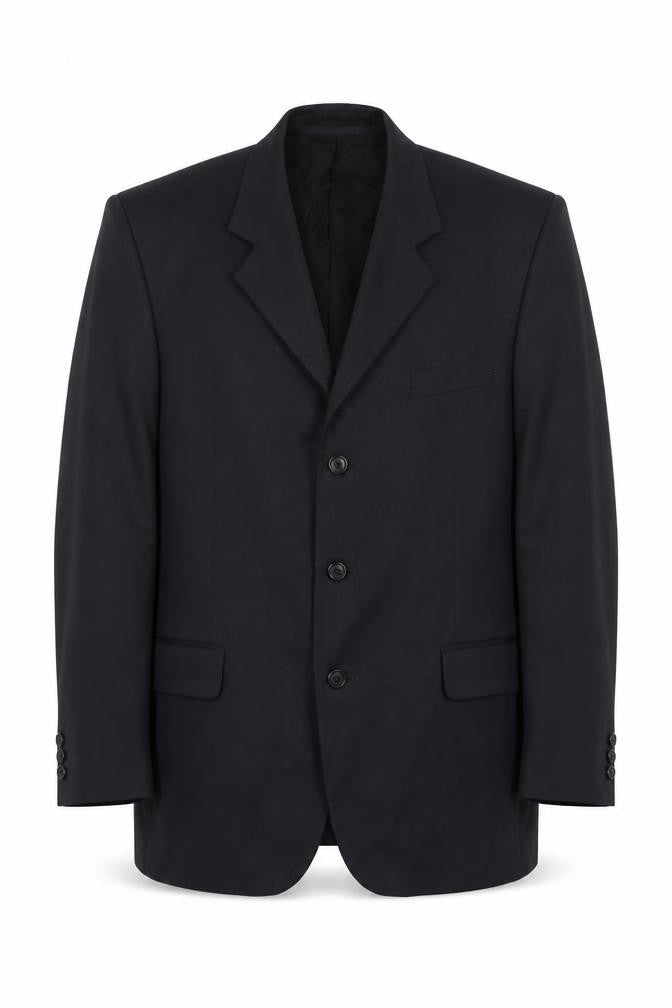 Burton Mens Blue  Polyester Jacket Suit Jacket Size L