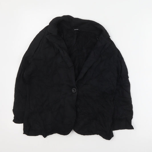George Womens Black   Jacket Blazer Size 12  Button