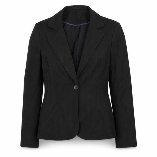 George Womens Grey Striped Polyester Jacket Suit Jacket Size 16