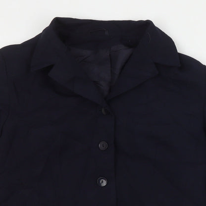 Classics Womens Blue   Jacket Blazer Size 12  Button