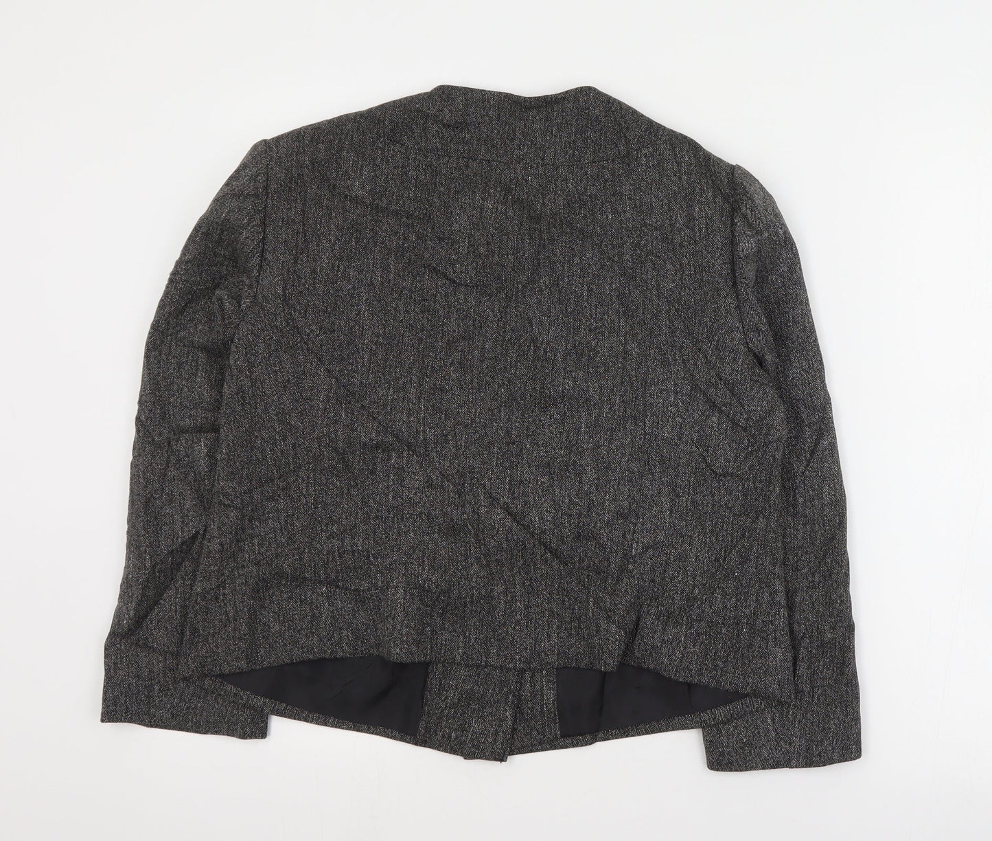 M&Co Womens Grey   Jacket Coat Size 16  Button