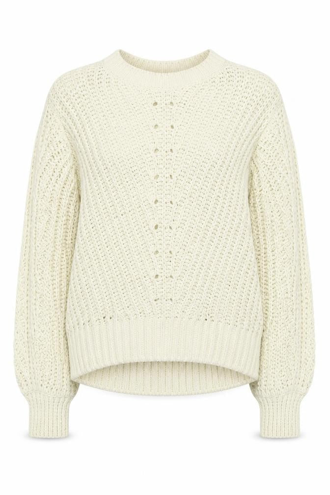H&M Womens Beige Round Neck  Polyester Pullover Jumper Size XS