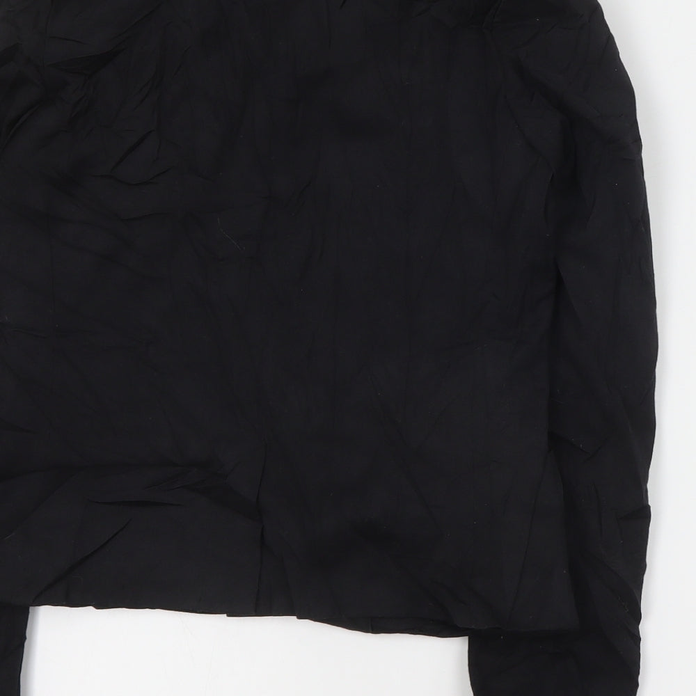 H&M Womens Black   Jacket Blazer Size 8  Button