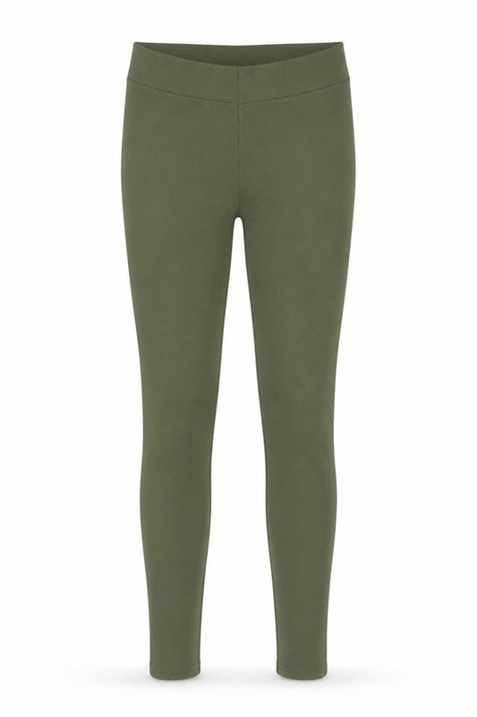 PRETTYLITTLETHING Womens Green  Polyester Jegging Trousers Size 10 L27 in Regular
