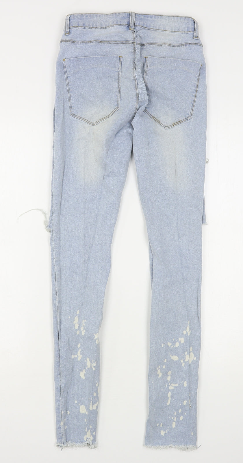 The Rockn Rev Womens Blue  Cotton Skinny Jeans Size 6 L29 in Regular