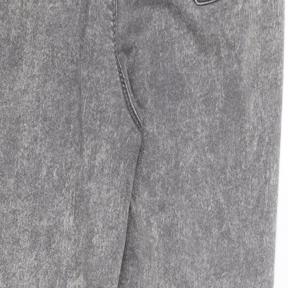 Papaya Womens Grey  Cotton Jegging Jeans Size 12 L27 in Regular