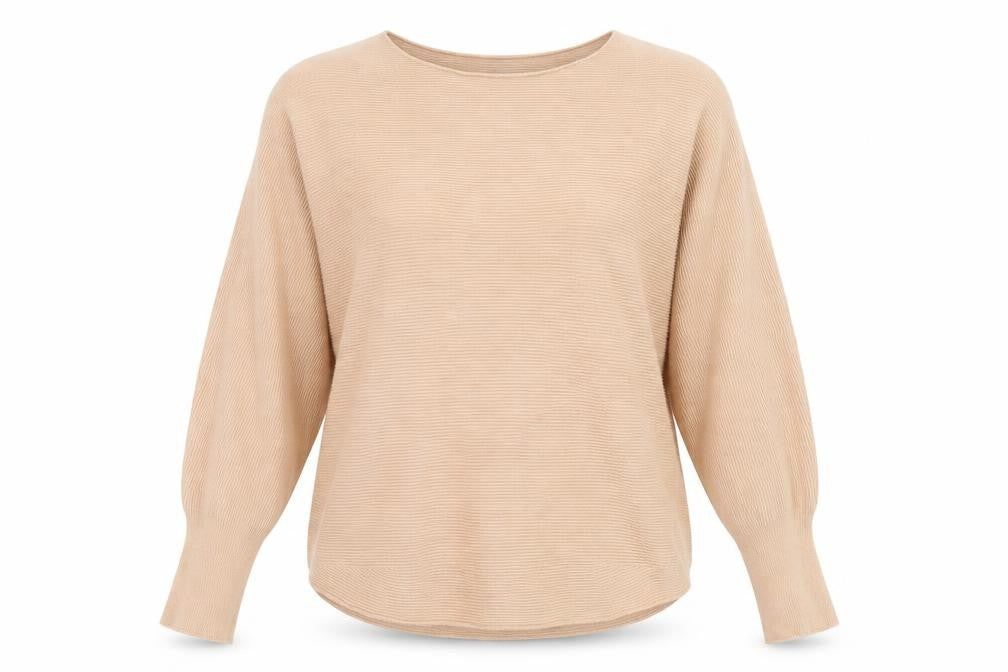 Apricot Womens Orange Round Neck  Viscose Pullover Jumper Size 12