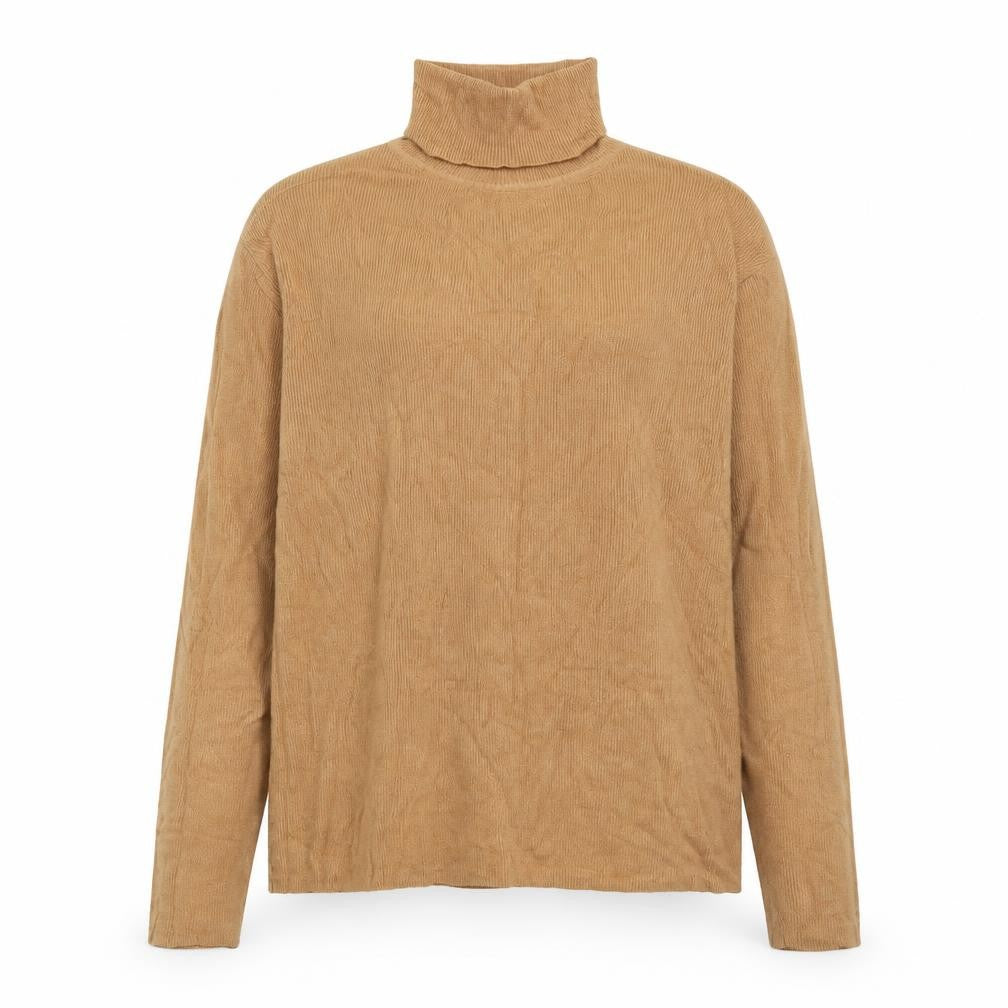 Primark Womens Yellow Roll Neck  Viscose Pullover Jumper Size M