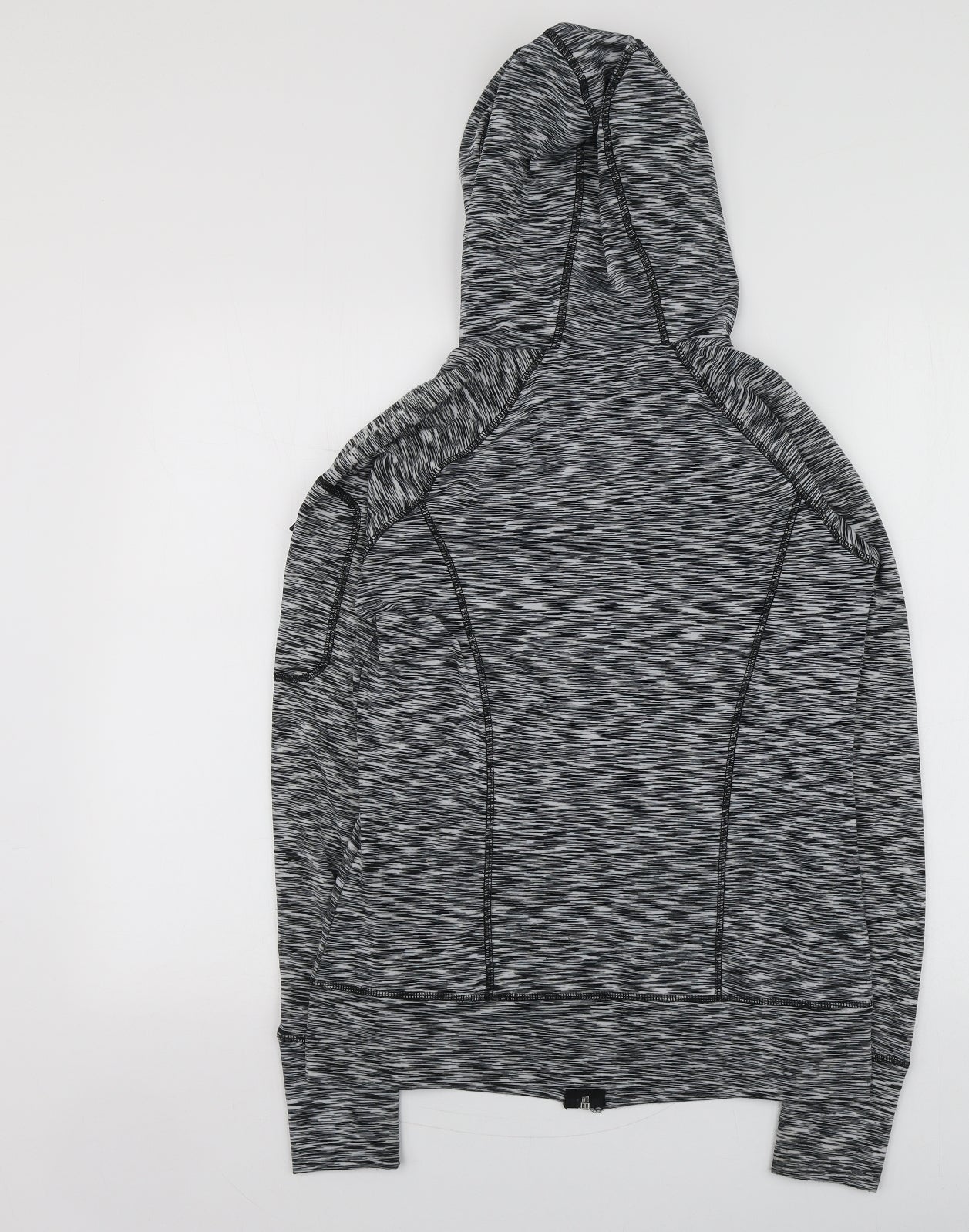RBX Womens Grey  Polyester Full Zip Hoodie Size S