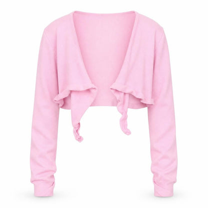 CQ Girls Pink V-Neck  Cotton Cardigan Jumper Size 10-11 Years