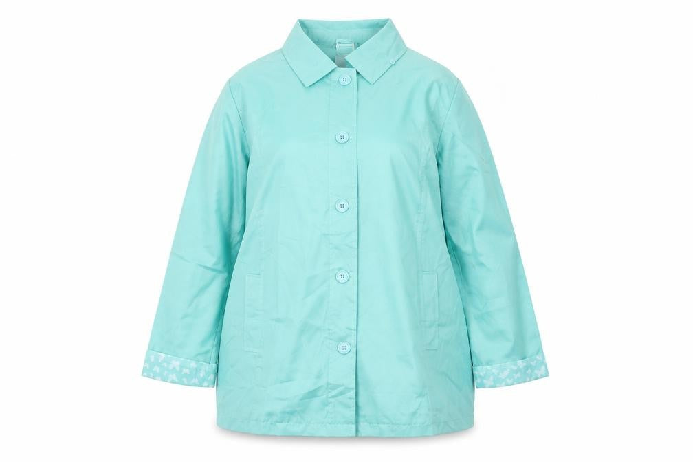 Anne De Lancay Womens Blue   Jacket  Size L