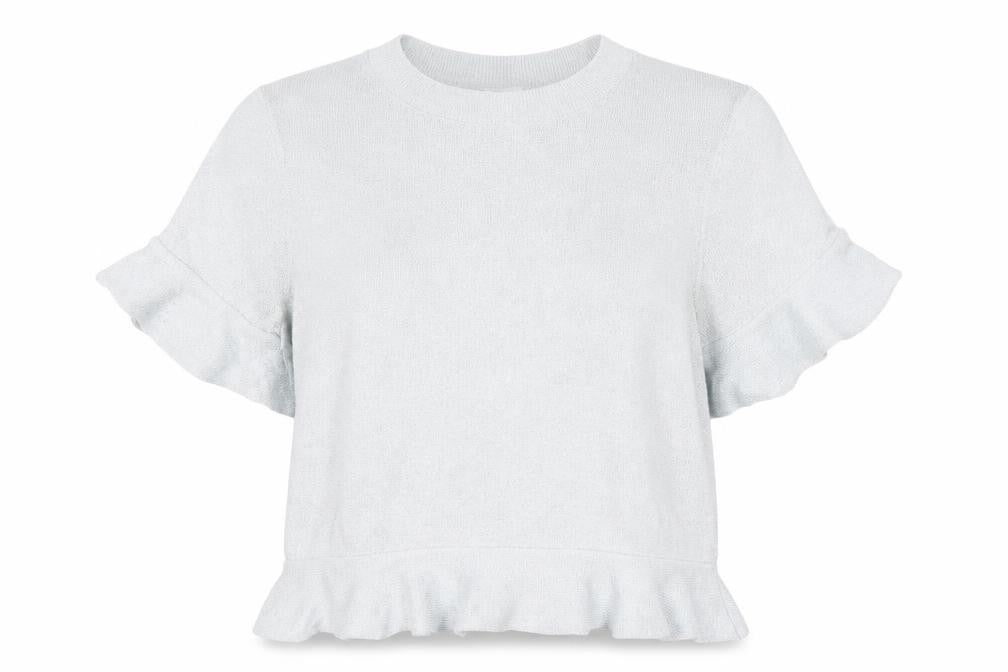 Divided by H&M Womens Silver Round Neck  Viscose Pullover Jumper Size S