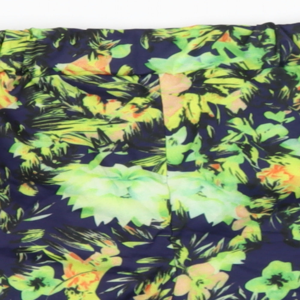 Preworn Womens Multicoloured  Polyester Hot Pants Shorts Size M  Regular