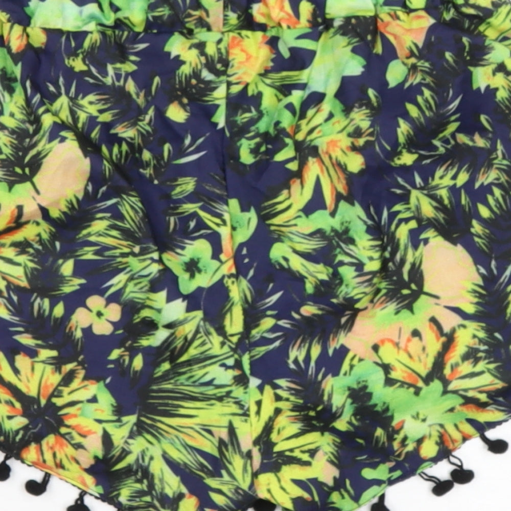 Preworn Womens Multicoloured  Polyester Hot Pants Shorts Size M  Regular