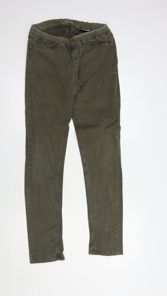 E-last-fit Womens Green  Cotton Jegging Jeans Size 8 L32 in Regular