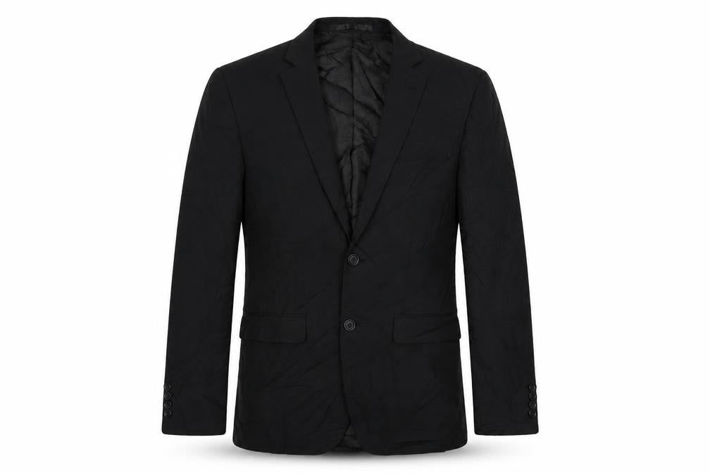 Cedarwood State Mens Black Jacket Blazer Size 38 Button