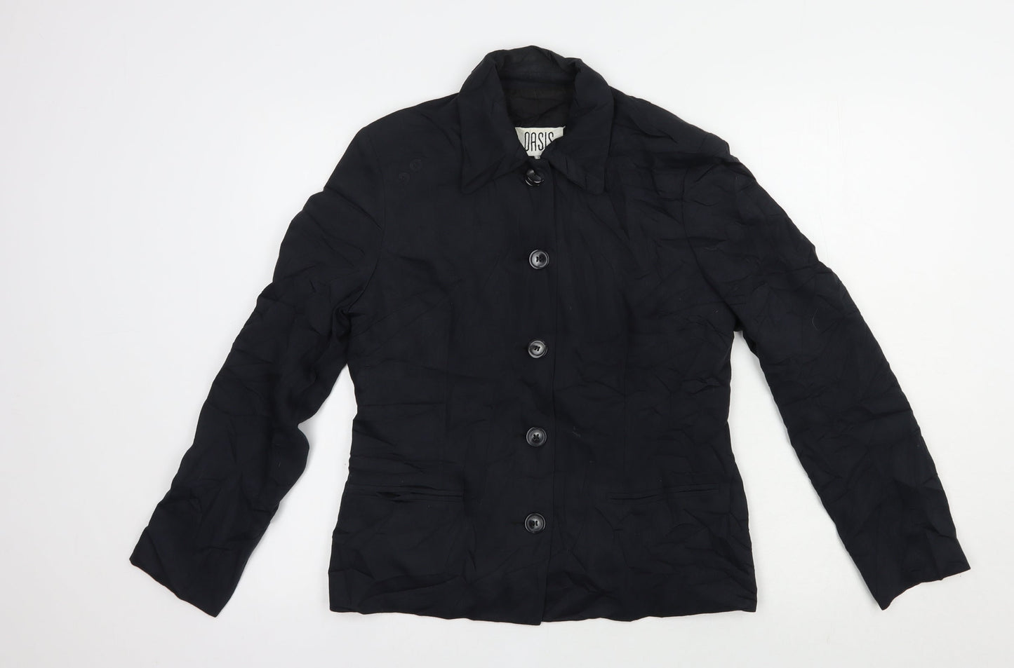 Oasis Womens Black   Jacket Blazer Size 12  Button