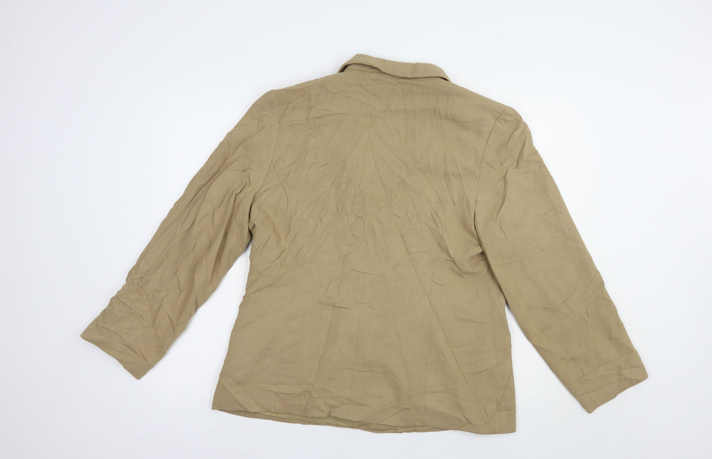 BHS Womens Beige   Jacket Blazer Size 16  Button