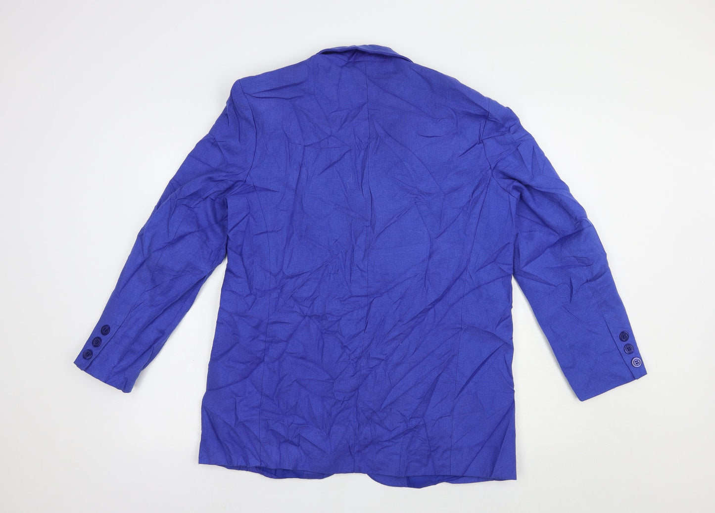 Preworn Womens Blue   Jacket Blazer Size 12  Button