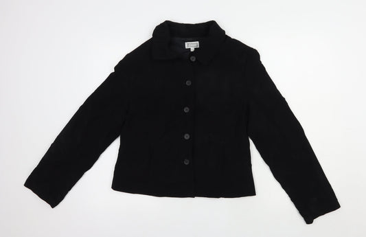Etam Womens Black   Jacket Blazer Size 12  Button