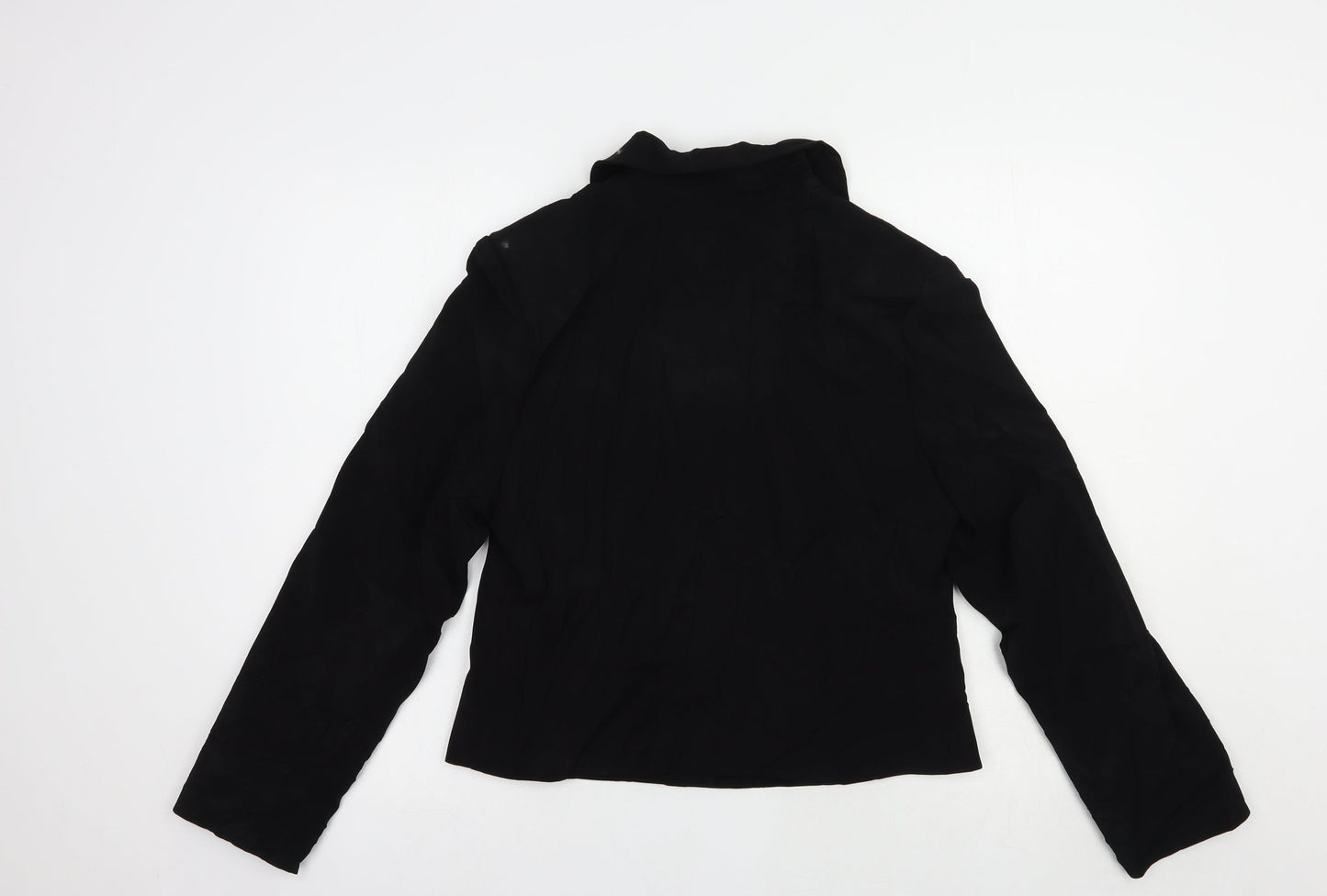 Etam Womens Black   Jacket Blazer Size 12  Button