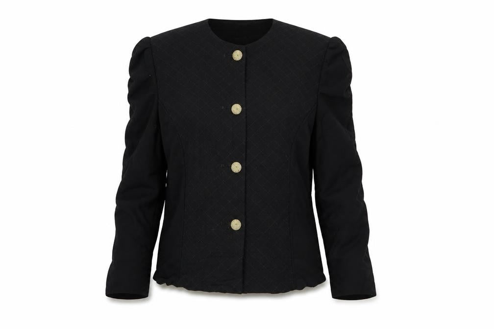 Reldan Womens Black   Jacket Blazer Size 14  Button