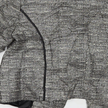 Savoir Womens Silver   Jacket Blazer Size 10
