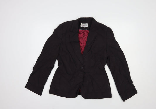 NEXT Womens Black   Jacket Blazer Size 10  Button