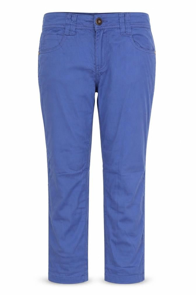 Next Womens Blue  Cotton Trousers  Size 10 L30 in Regular Button
